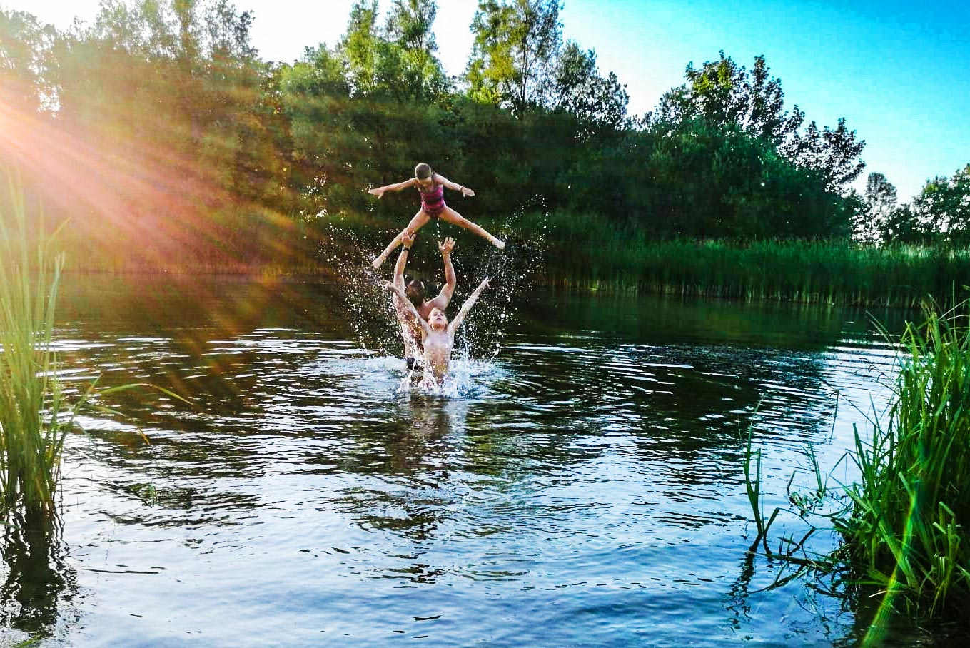 Swimming lakes for dogs