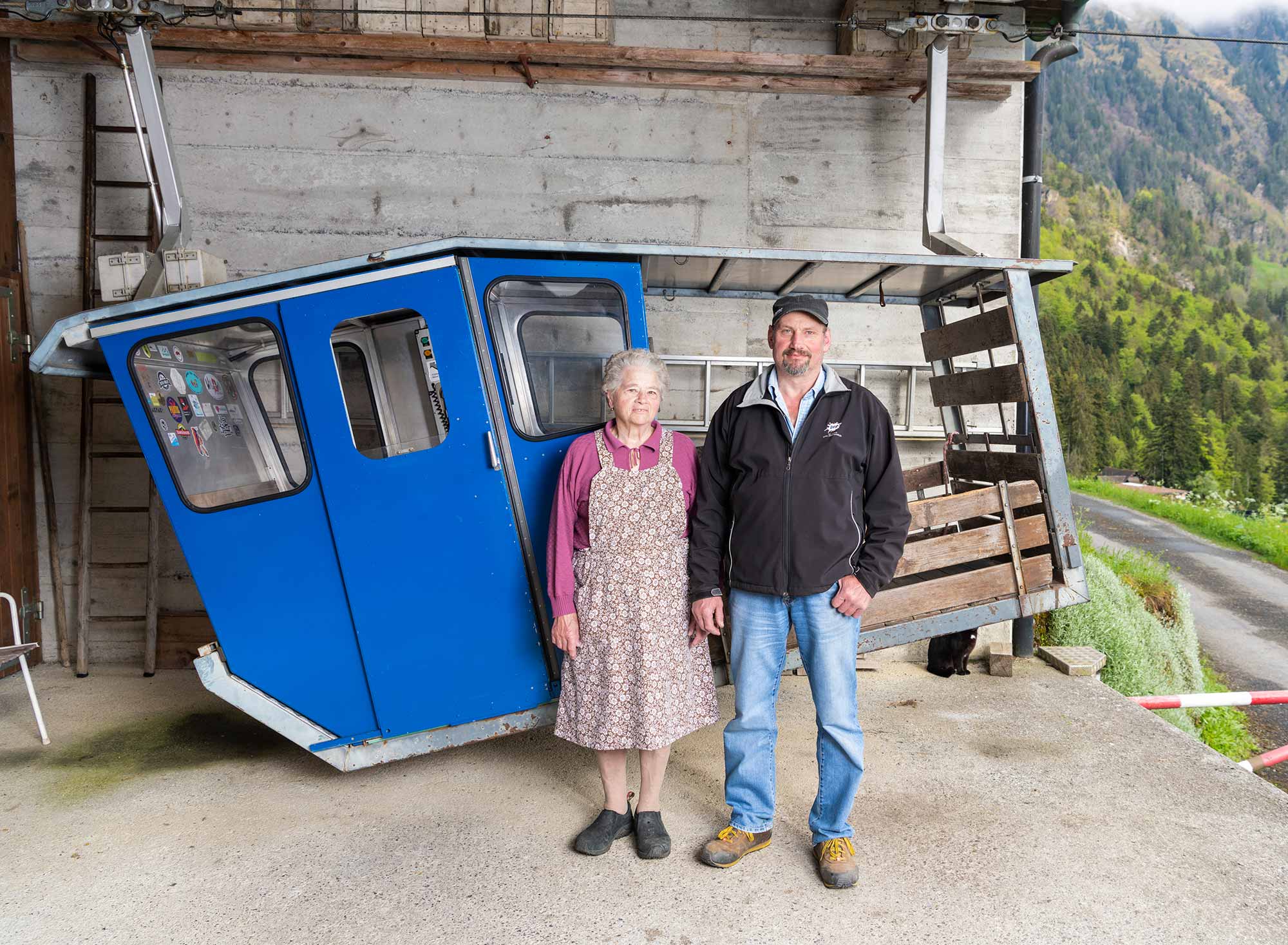Mit Bähnchen auf die Alm