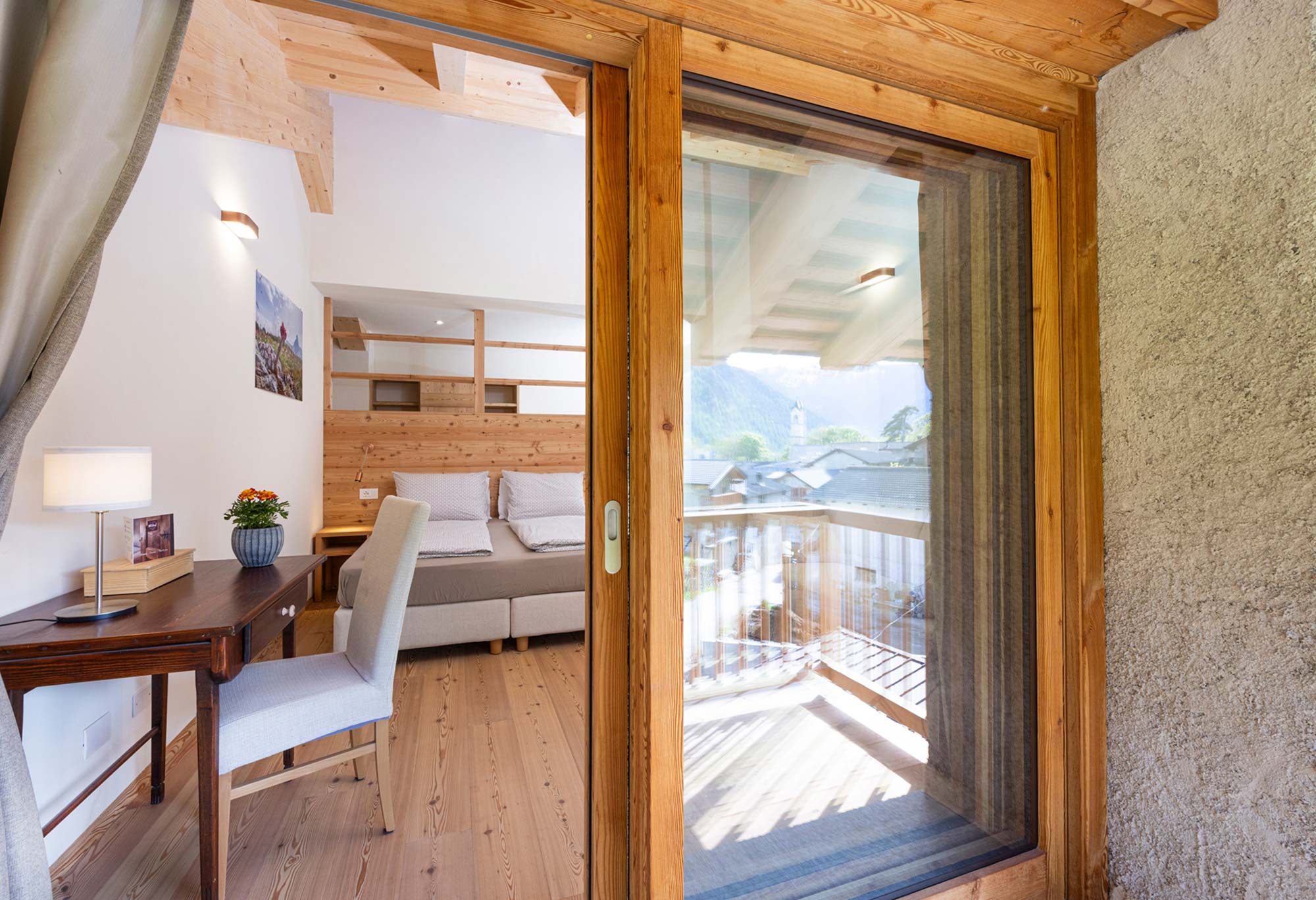 Zimmer der Locanda Mistral in Acceglio, Piemont