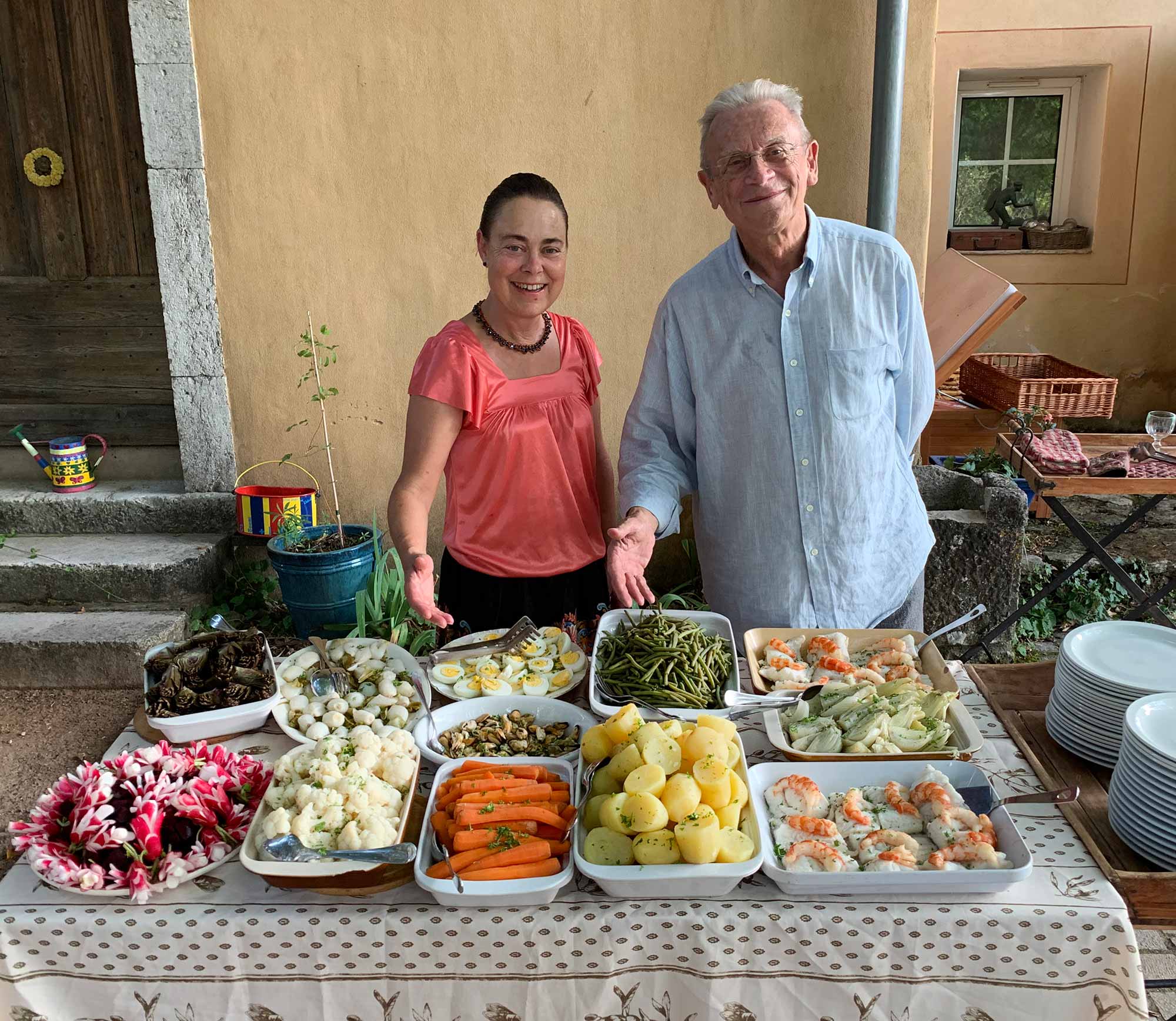 Auswahl an mediterranen Gerichten