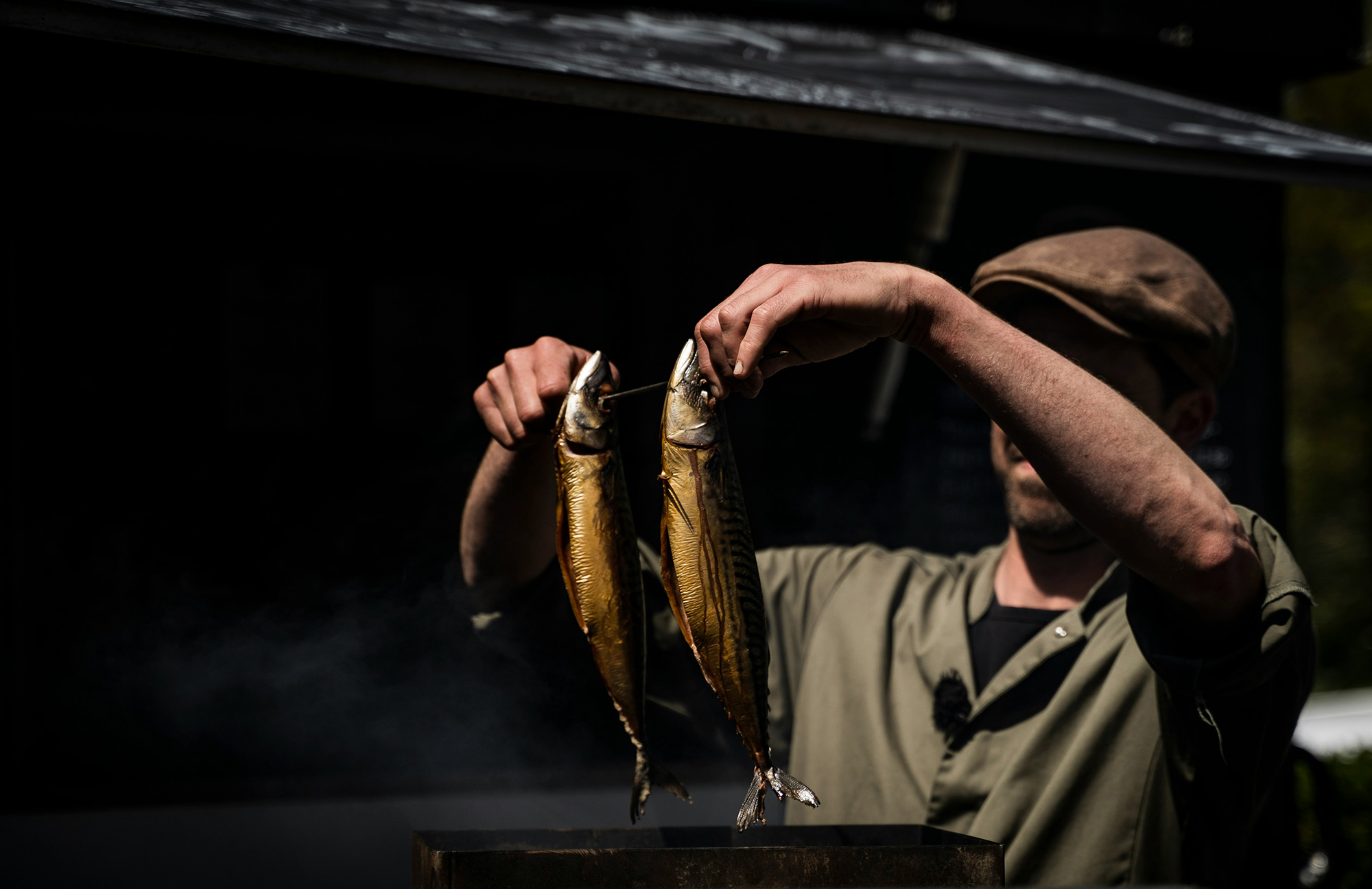 geräucherter Fisch