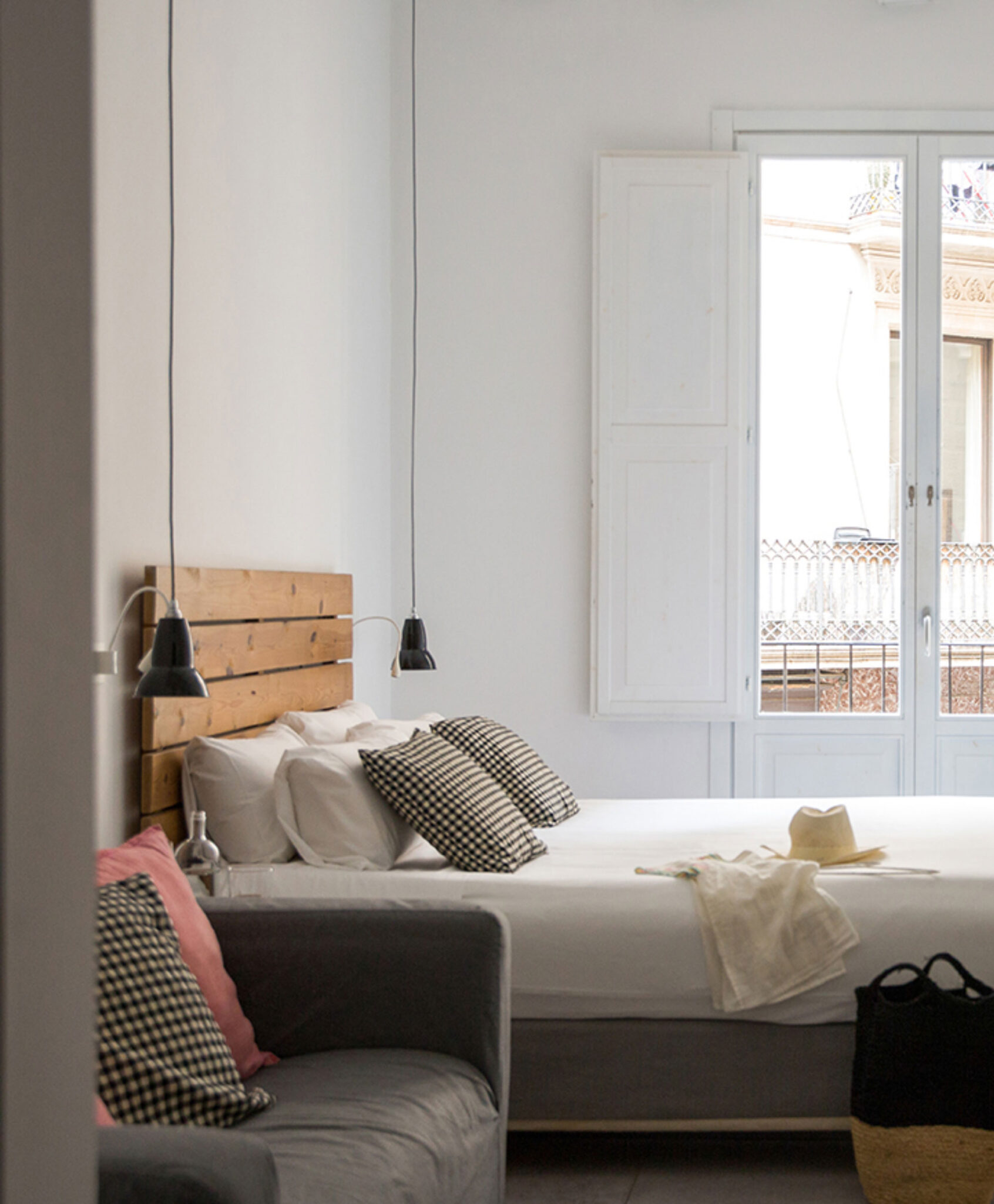 gemütliches Zimmer in Barcelona im Hotstel Grau